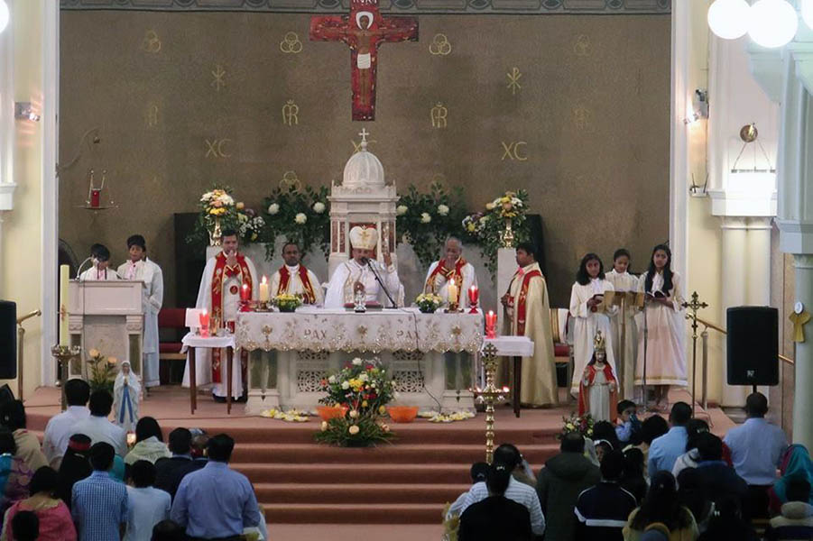 Syro Malabar Community celebrating Mass at St. Canices Church